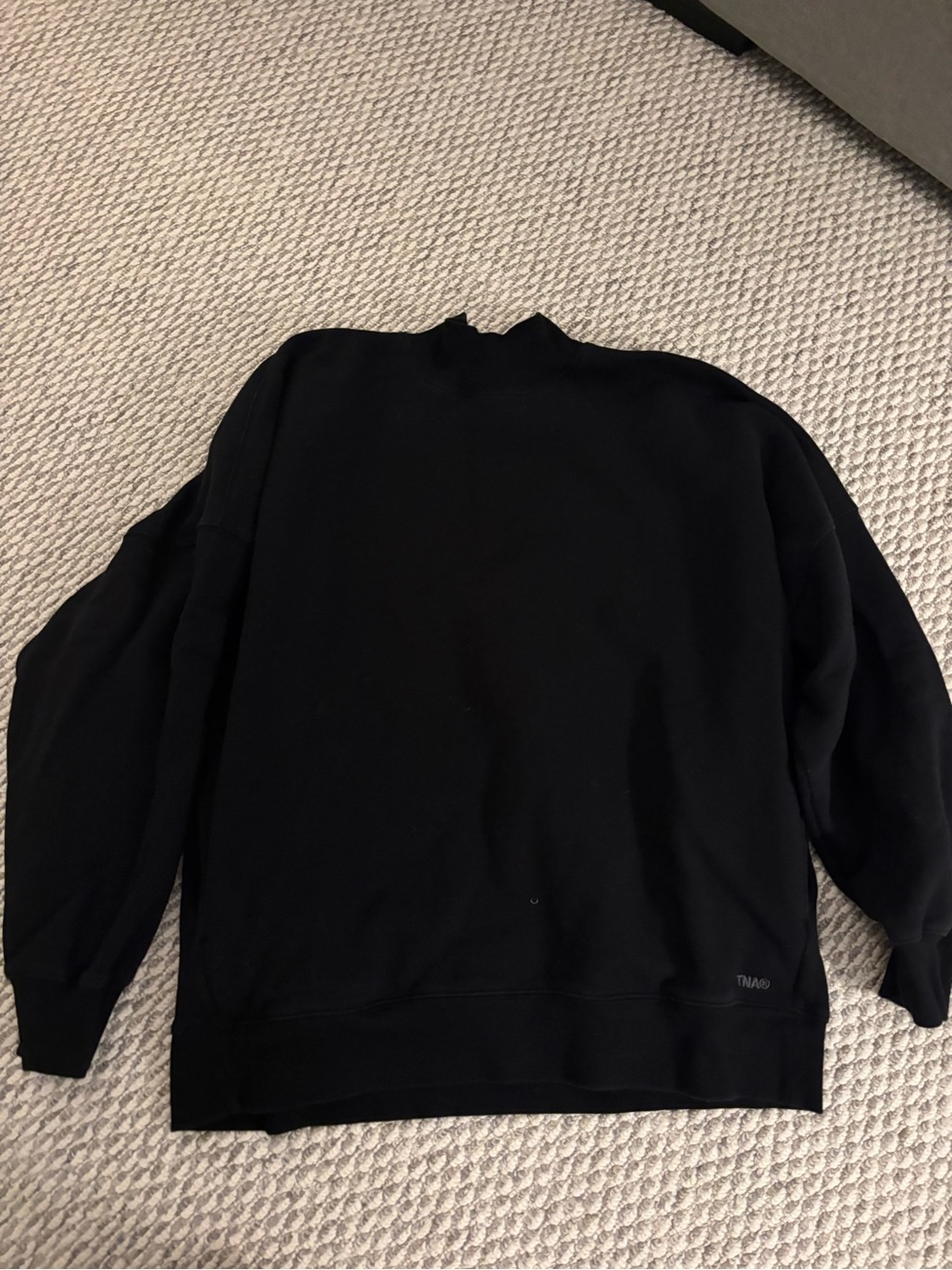 TNA Black Crewneck Sweater